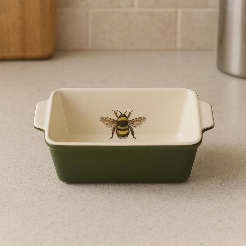 WildflowerPorcelain Botanic Garden Harmony Loaf Pan - Thumbnail 2