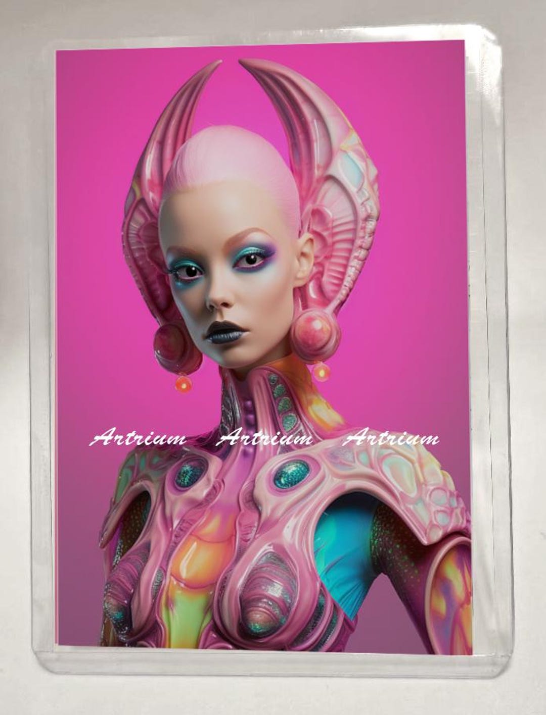 Alien Barbie - Barbiez Series - ACEO ATC Art Card Print - Etsy