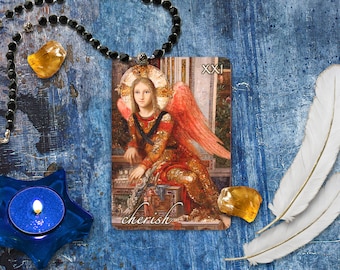 Sanctus Angelicum Oracle Cards - 42 Large Cards - self published - Indie deck - open edition