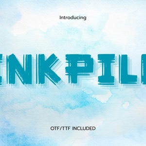 Brush Font – Rough Hand Drawn Typeface (OTF, TTF)