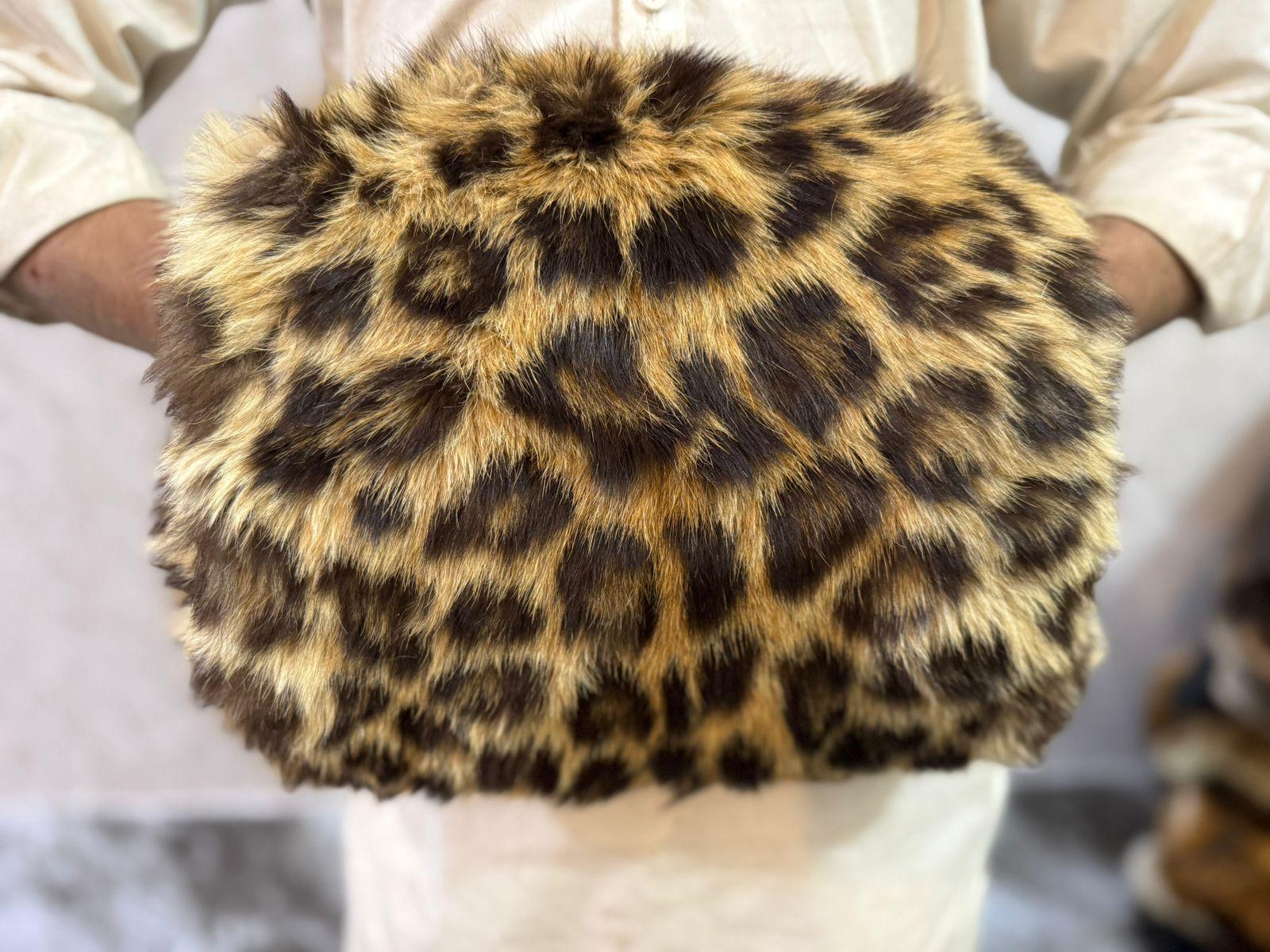 Vintage Leopard Muff - Etsy
