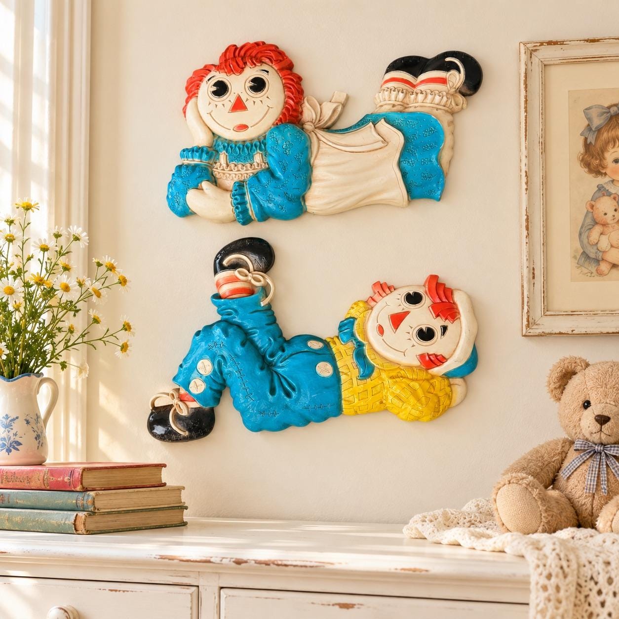 Raggedy Ann Wall Art - Etsy
