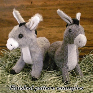 Plush Donkey Toy Pattern image 3
