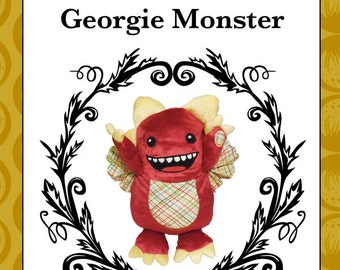 Georgie Monster - plush toy monster pattern