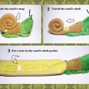 Snail Mail plush toy snail pattern image 3