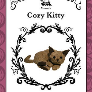 Cozy Kitty Pattern - Make your own plush cat
