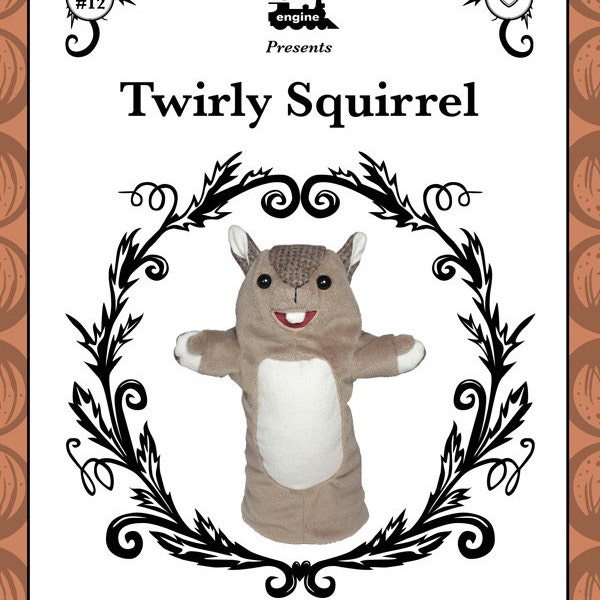 Squirrel Hand Puppet Pattern