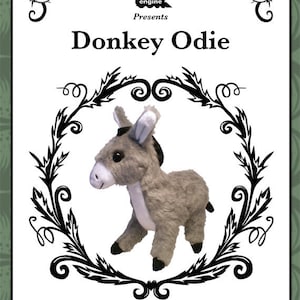 Plush Donkey Toy Pattern