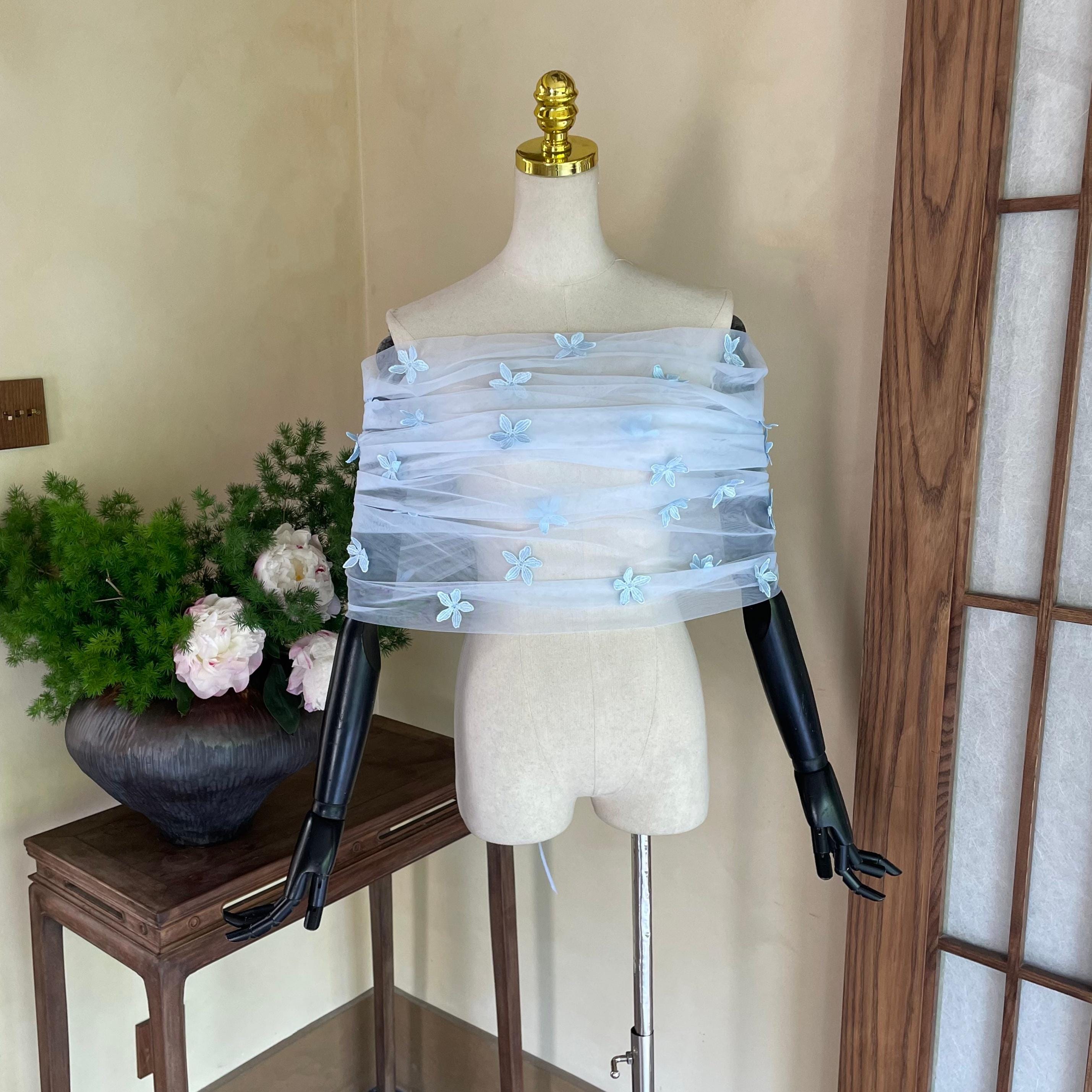 sachin and babi light blue dress Light Blue Dress off Shoulder