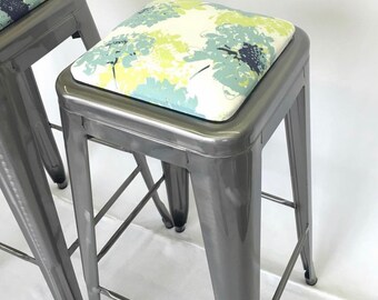 Custom Tolix Stool Cushions:  in the Fabric of Your Choice