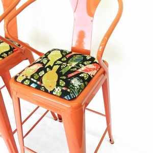 Custom Tolix Stool Cushions: in the Fabric of Your Choice image 8