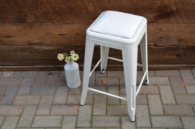 Custom Upholstered Seat Cushion Tolix Style 30 Bar Etsy