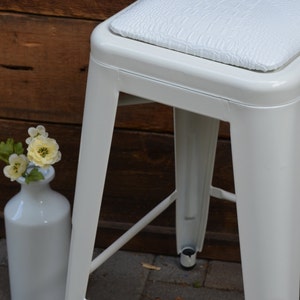Custom Tolix Stool Cushions: in the Fabric of Your Choice image 7