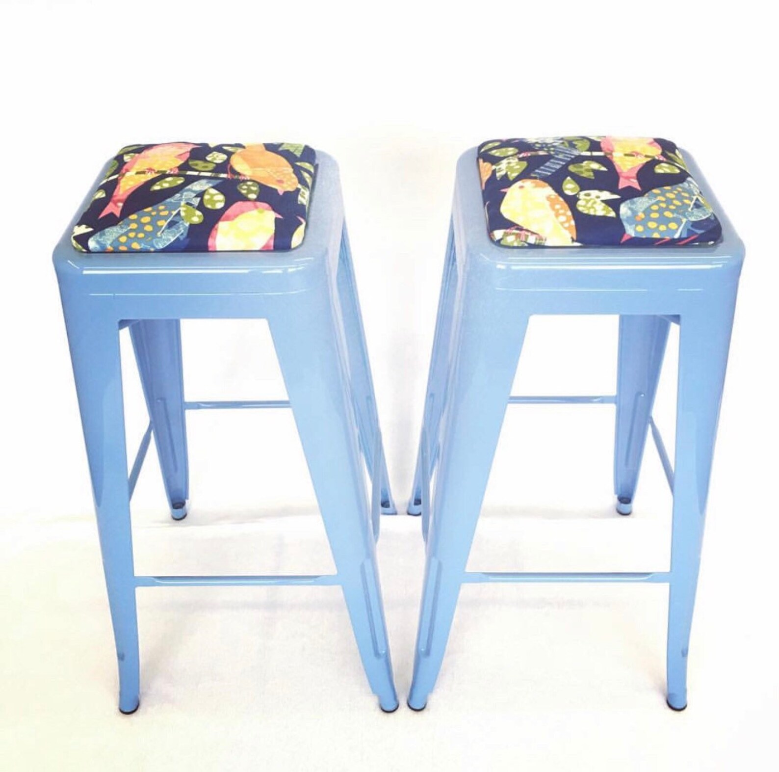 Custom Tolix Seat Cushions in the Fabric of Your Choice Etsy