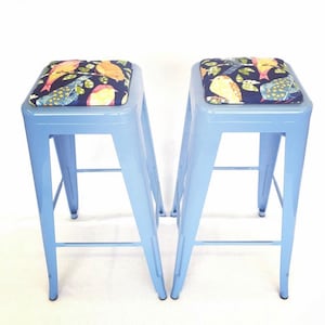 Custom Tolix Stool Cushions: in the Fabric of Your Choice image 9