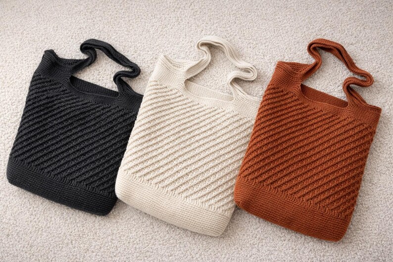 DIY Crochet Tote Bag Pattern PDF – Easy & Beginner-friendly Tutorial ...