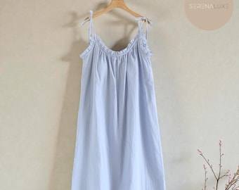 Cotton Gauze Pajama Set | Korean Ruffle Loungewear