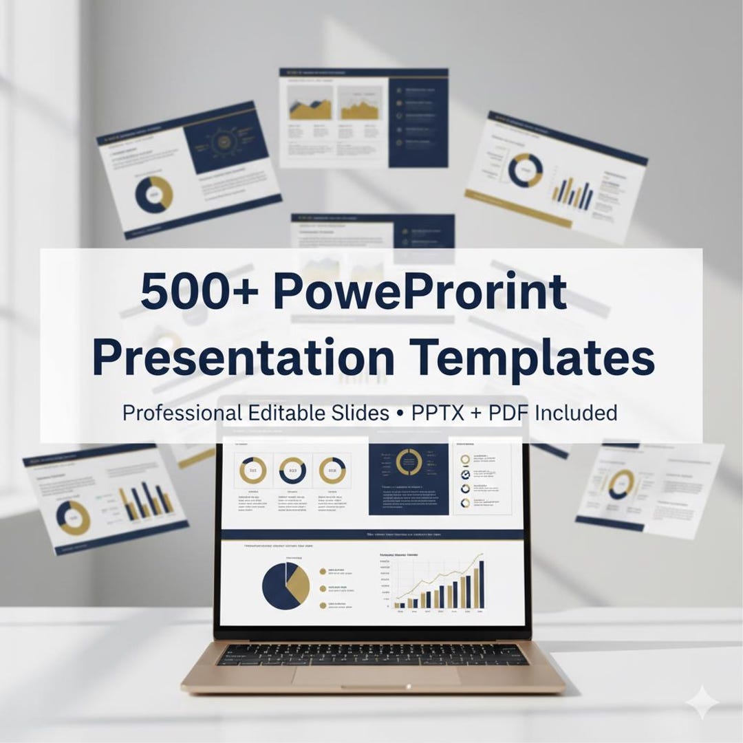 Powerpoint Template Bundle | Editable Business Presentation Slides ...
