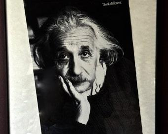 Original Apple Computer Albert Einstein Think Different Poster
