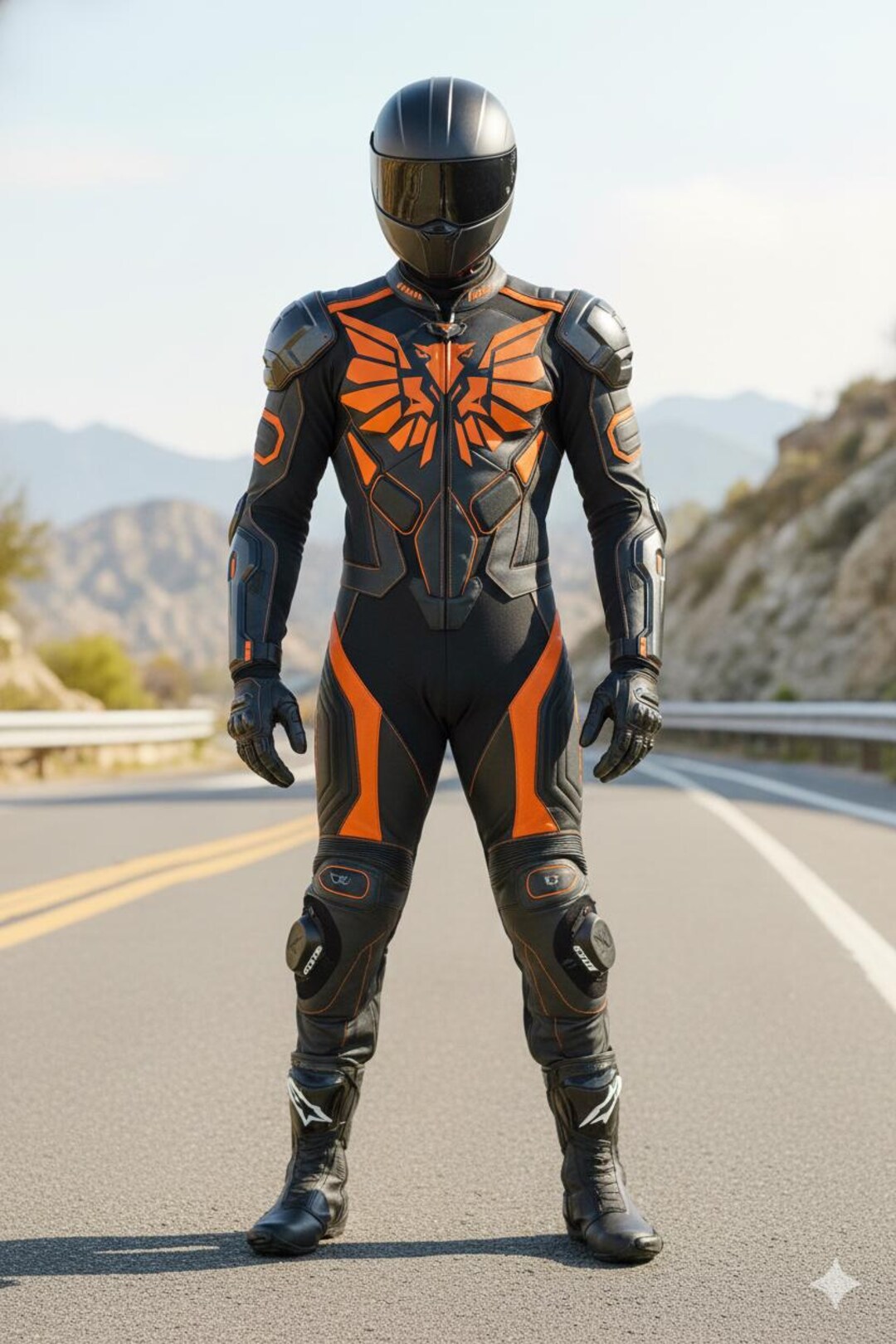 Fan Made Rider Suit Custom Leather Motorcycle Racing Suit | CE Armored One-piece Biker ...