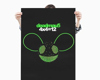 Deadmau5 - 4x4=12 / Poster vertical mat premium