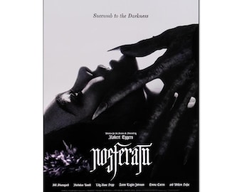 Affiche du film d'horreur gothique Nosferatu - Impression classique sur papier mat pour les amateurs du Dark Academia et des vampires