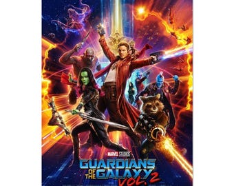 Les Gardiens de la Galaxie Vol. Affiche de film - Impression sur papier mat vibrante pour les fans de science-fiction