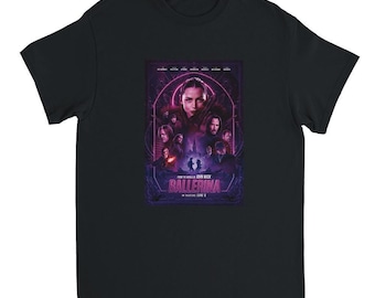 T-shirt Ballerina Movie : T-shirt John Wick Universe, noir ou blanc au choix