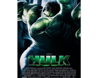 Hulk Unleashed : affiche de film classique en papier mat – Art épique Marvel pour votre espace, disponible en plusieurs tailles