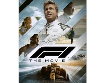 F1 : The Movie - Poster classique artistique en papier mat chargé d'adrénaline