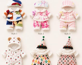 Plush Doll Clothes,  Stuffed Animal Outfit，Bartholomew Bear's Pajamas