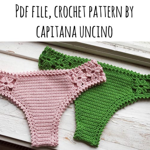 Pdf-file for Crochet PATTERN Ariella Mermaid Brazilian Bikini - Etsy