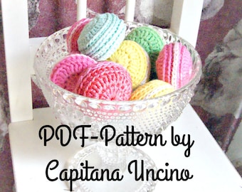 PDF crochet Pattern for Macaron