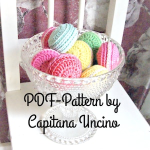 PDF crochet Pattern for Macaron