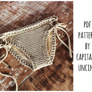 Pdf-file for Crochet PATTERN, Serafina Crochet Bikini Bottom, Basic ...