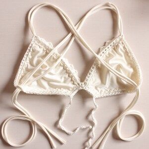 PDF-file for Crochet PATTERN, Liliana Bikini Top, Sizes XS-xL, Bikini top, front tie. image 4