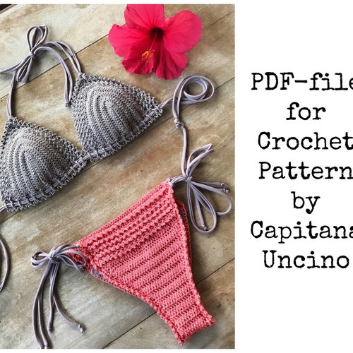 Pdf-file for Crochet PATTERN Marina Crochet Bikini Bottom - Etsy