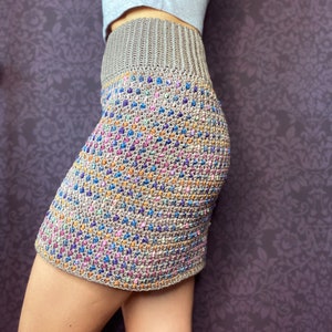 PDF-file for Crochet PATTERN, Crochet Lady Midnight Highwaist Skirt, Sizes XS, S, M, L, xL,xxL image 7