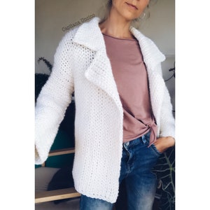 Pdf-file for Crochet PATTERN, Wandering Jane Jacket, 5 different Sizes: XS-XXXL, Blazer image 8