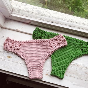 PDF-file for Crochet PATTERN, Coralia Crochet Crop Top and Brazilian Bottom, Sizes XS-L, Bikini Top, Crochet Bikini pattern, image 5