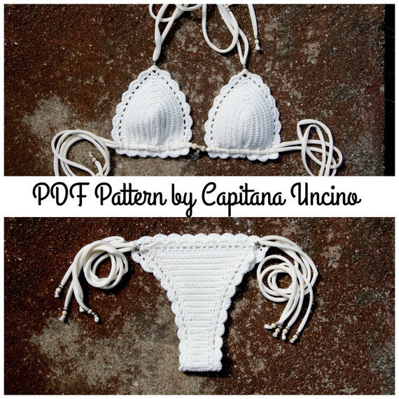 PDF PATRON de crochet para bikini de crochet Selene braguita brasilena atrevida tallas XS L Etsy Mexico