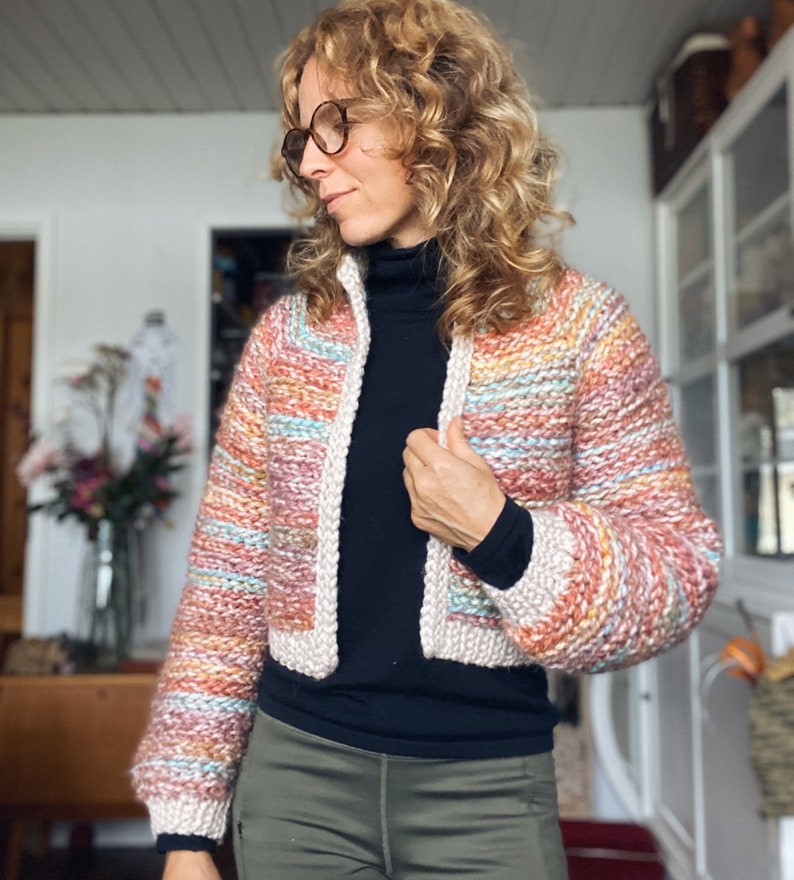 Pdf-file for Crochet PATTERN Naava Jacket 2 Versions With - Etsy