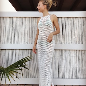 PDF-files of Crochet PATTERNS for Minerva Crochet Dress/ Top, 4 different Sizes: xs-xl, Beach Cover up image 8