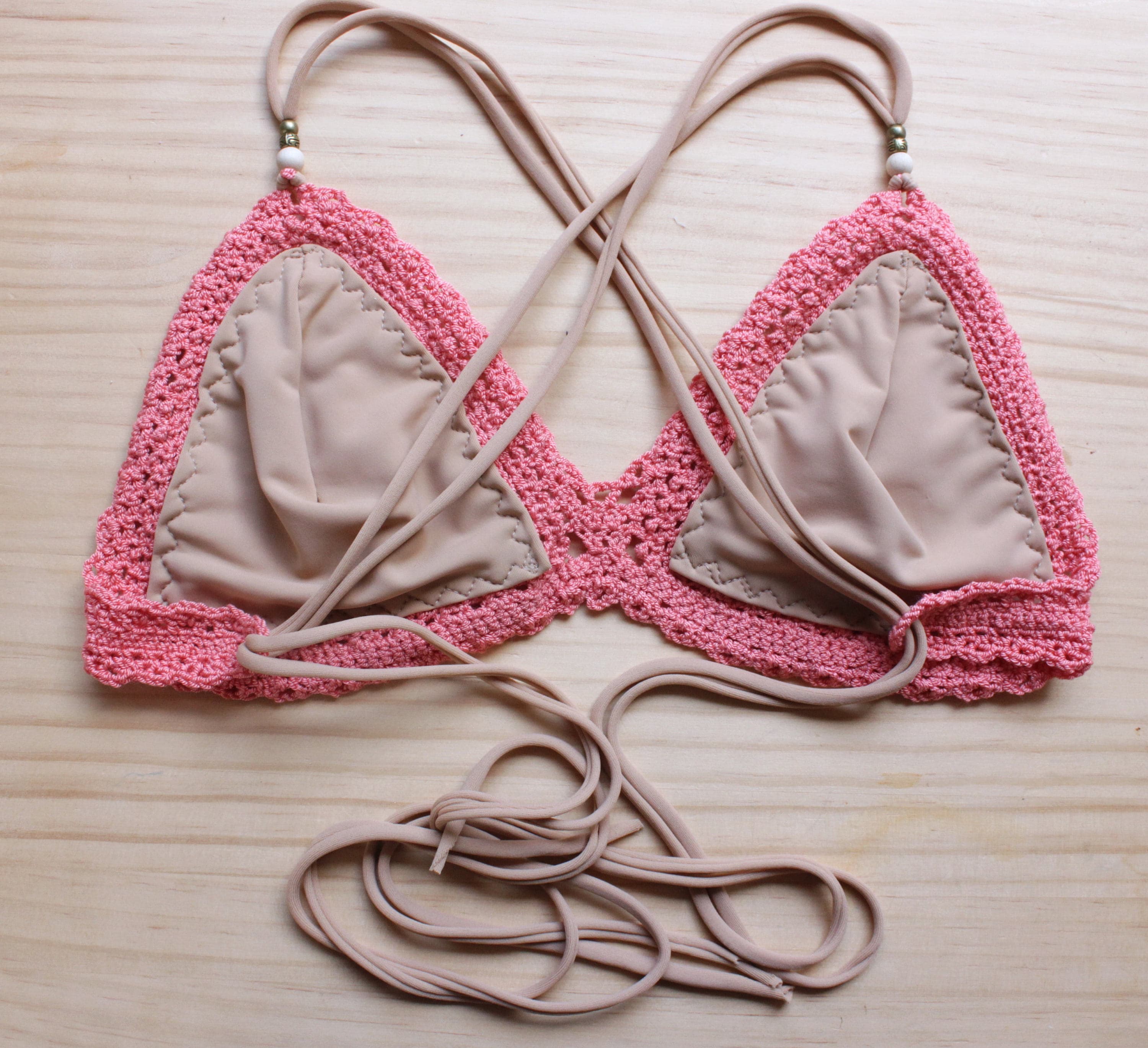 PDF-file for Crochet PATTERN, Marina Crochet Bikini Top Sizes XS,S