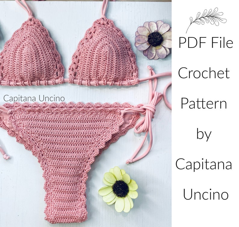 PDF-file for Crochet PATTERN Marina Crochet Bikini Top and | Etsy