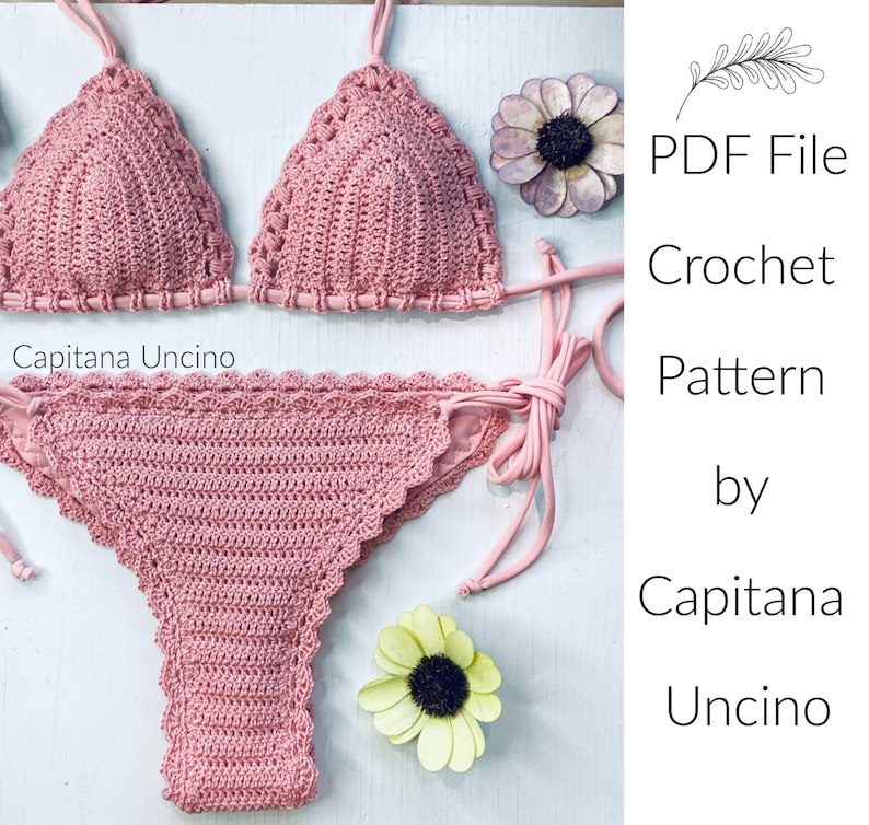 PDFfile for Crochet PATTERN Marina Crochet Bikini Top and Etsy