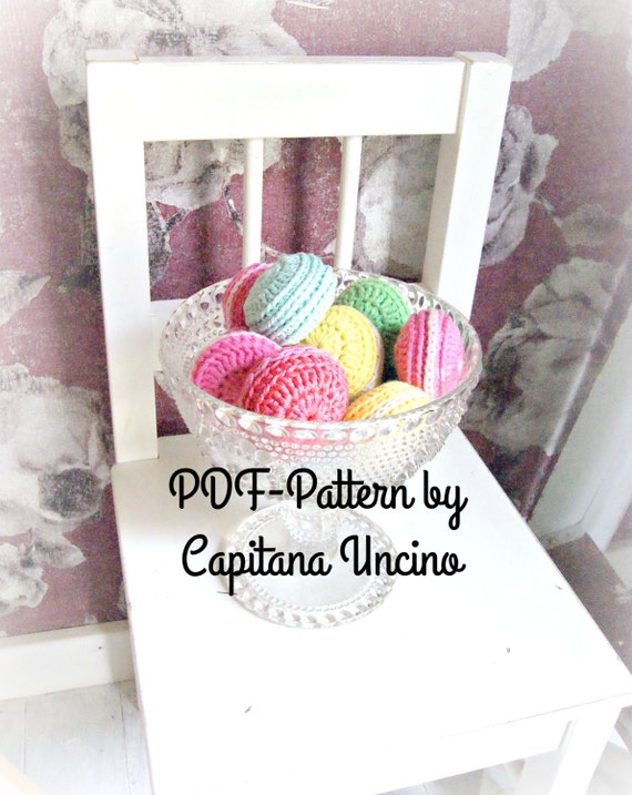 PDF crochet Pattern for Macaron