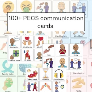 100+ PECS Communication Cards | ASD, Speech Delay (Printable)