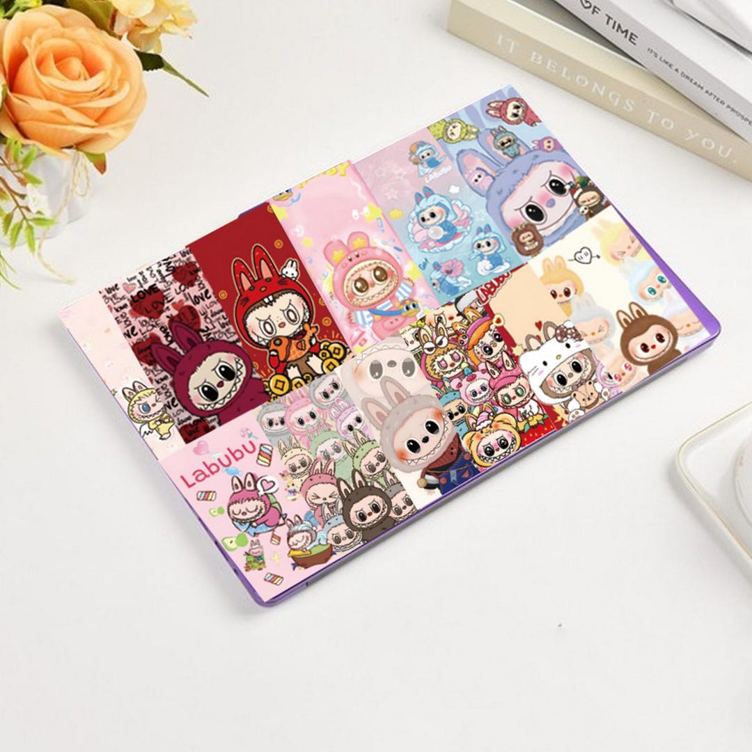 Sticker Set Labubu 3 Sets Labubu Poster Sticker Pack, Decorative Character Cards - Etsy