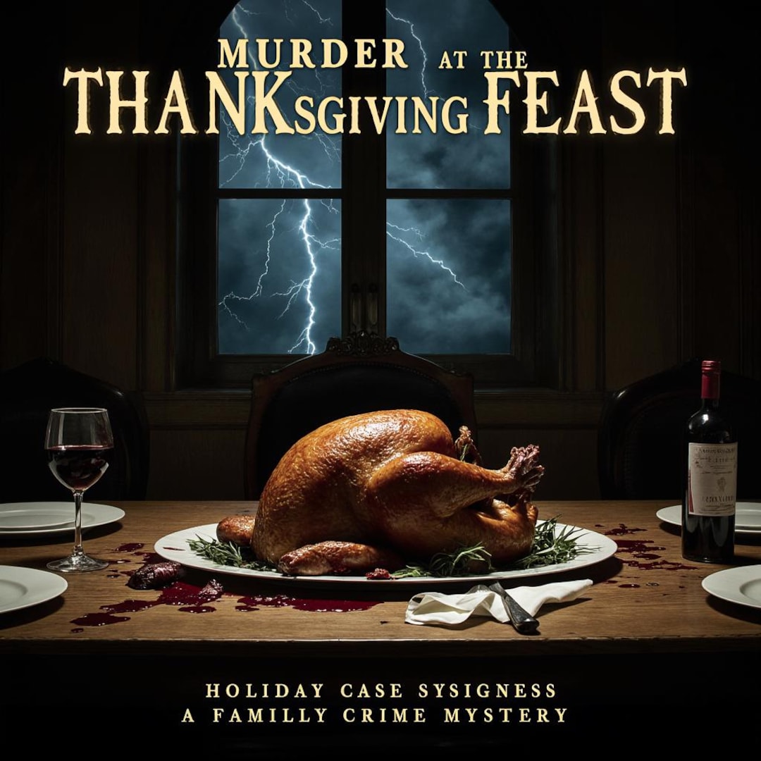 Thanksgiving Murder Mystery Game | Printable Crime Scene Investigation ...